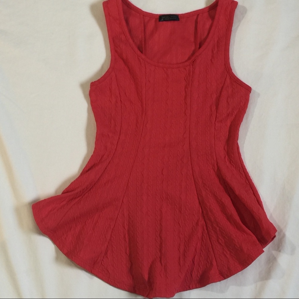 🧡Neblina Stretchy Flare Peplum Blouse Top - Picture 4 of 4
